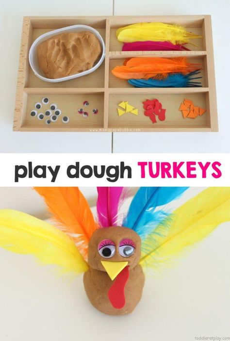 21 Thanksgiving Sensory Play Ideas - Toddler at Play Thanksgiving Activities For Toddlers, Happy Home Fairy, Thanksgiving Toddler, Thanksgiving School, Thanksgiving Crafts Preschool, November Activities, Playdough Activities, Thanksgiving Preschool, Fall Preschool