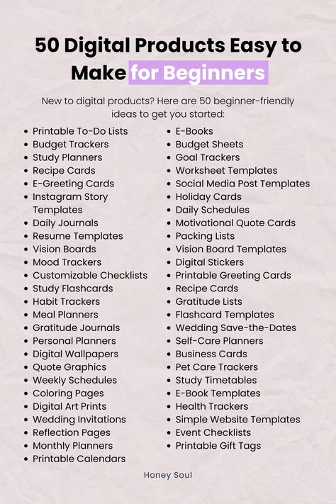 Are you new to selling digital products? Here are 50 beginner-friendly digital product ideas to help you get started. From templates to planners, these are easy to make and can generate steady income online. Start creating and selling today!" #BeginnerFriendly #DigitalProducts #PassiveIncomeIdeas #OnlineSelling #MakeMoneyOnline #EasyToCreateProducts #DigitalProductsToSell Online Digital Business, Selling Templates On Etsy, How To Sell Canva Templates, Digital Products To Sell 2024, Art Business Ideas Products, Digital Files To Sell On Etsy, Selling Canva Templates On Etsy, How To Create A Digital Planner, Trending Digital Products