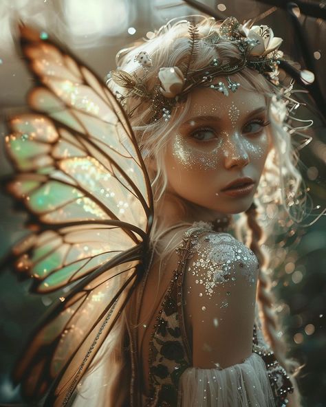 Garden snowdrop fairy ✨✨✨ #ai #aiart #aiartcommunity #aiartwork #midjourneyv6 #midjourney #midjourneyart #midjourneygallery #digitalart #ethereal #ethereal_moods #surrealart #surreal #midjourneycommunity #fairy #fairycore #fairygarden #celedrinemarch2024 @celedrine_art #marchaimagic @tricia_danby_aiart Fairy Goddess Aesthetic, Fairy Photo Shoot Ideas, Realistic Fairy Costume, Air Sign Outfit, Nature Fairy Makeup, Fairy Face Makeup, Beautiful Fairy Art, Fall Fairy Aesthetic, Woodland Fairy Photoshoot