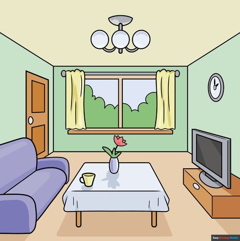 Learn How to Draw an Easy Room in One-Point Perspective: Easy Step-by-Step Drawing Tutorial for Kids and Beginners. See the full tutorial at https://easydrawingguides.com/how-to-draw-an-easy-room-in-one-point-perspective/ . One Point Perspective Room Easy, Simple Drawing Room Ideas, Room Drawing Ideas, Room Ideas Minimalist, One Point Perspective Room, Drawing Ideas Simple, Drawing Room Ideas, Perspective Room, Perspective Pictures