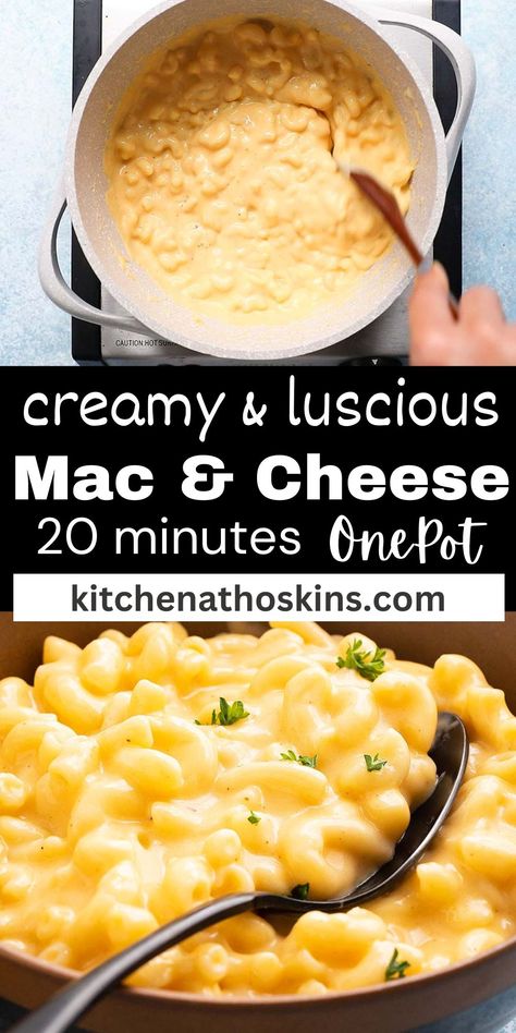 Stovetop Mac N Cheese Recipe, Easy Mac And Cheese Stovetop, One Dish Mac And Cheese, Best And Easy Mac And Cheese, Super Creamy Mac And Cheese Recipe, Quick Mac N Cheese Recipe, Easy Quick Homemade Mac N Cheese, Homade Mac And Cheese Easy, Quick Mac And Cheese Recipe Stove Top