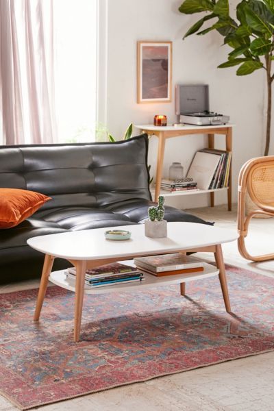 Coffee Table Urban Outfitters, Pvc Furniture Plans, Affordable Coffee Tables, Mid Century Modern Coffee Table, Cool Coffee Tables, Desk Space, Apartment Furniture, Green Vintage, Furniture Deals