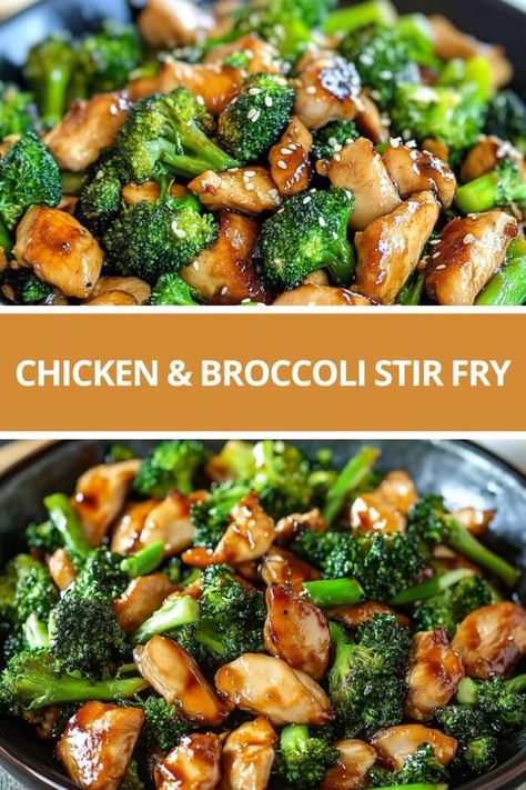 CHICKEN AND BROCCOLI STIR FRY Pioneer Woman Balsamic Chicken Stir Fry, Chicken Veggie Meal Prep, Broccoli Chicken Teriyaki, Chicken And Broccoli Stir Fry Sauce, Broccoli Chicken Healthy, Chicken And Vegetables Meal Prep, Sesame Chicken With Broccoli, Chicken Broccoli Dishes, Crockpot Recipes Chicken And Broccoli