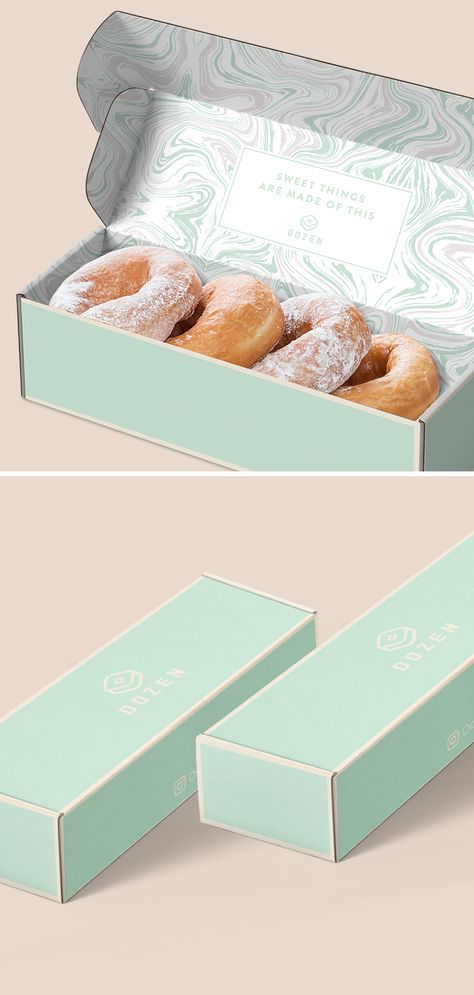 Bakery To Go Packaging, Packaging For Pastries, Bakery Package Ideas, Box Bakery Packaging Ideas, Sweet Package Design, Bakery Box Packaging Design, Creative Bakery Packaging, Luxury Pastry Packaging, Baking Packaging Design