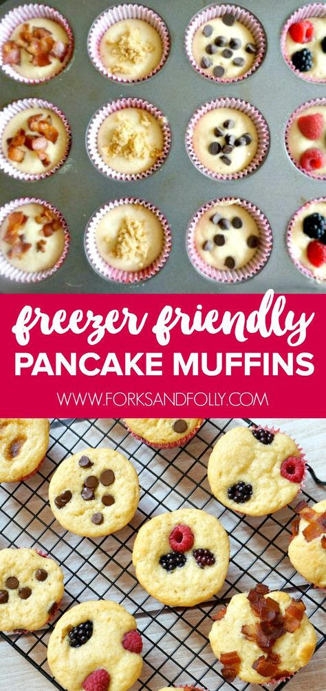 Freezer-Friendly Pancake Muffins Recipe - Forks and Folly