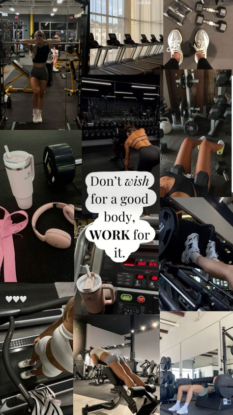 gym motivation for dream body, body goals, gym aesthetic, motivation, inspiration 2025 Fitness Vision Board, Gym Rats Wallpaper, Body Aesthetics Dream Girl Gym, Work Out Pics Motivation, Summer Body Motivate, Gym Goals For Women Aesthetic, New Body Motivation, Gym For Vision Board, Get Fit Vision Board