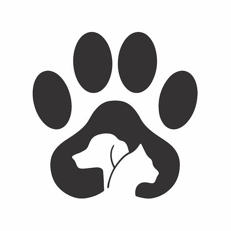 Logo Design For Pet Shop, Dog Paw Logo Design, Paws Logo Design, Pet Store Logo Ideas, Animals Logo Design Ideas, Dog Shop Logo, Paw Print Logo, Pets Logo Design, Pet Shop Logo Design Ideas