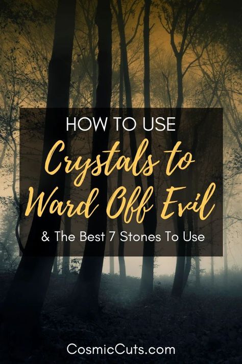 If you’re wondering the best ways to use crystals to ward off evil, look no further. In this article, we’re diving into the best tips and tricks so you can feel safe and protected. The more you understand about using crystals to ward off evil spirits, the more protection from evil you will have. #crystalstowardoffevil #crystalstowardoffevilspirits #protectionfromevil https://cosmiccuts.com/blogs/healing-stones-blog/how-to-use-crystals-to-ward-off-evil Positive Energy Crystals, Using Crystals, Protection From Evil, Spiritual Attack, Bad Spirits, Hag Stones, Magical Life, Evil People, Psychic Attack