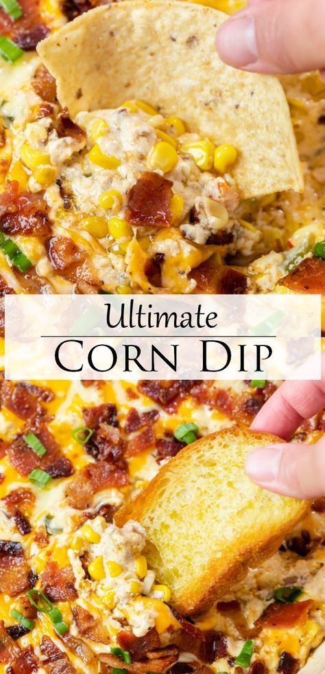 Easy Chip Dip, Corn Dip Recipe, Chip Dip Recipes, Best Dip Recipes, Corn Dip Recipes, Corn Dip, Queso Dip, Dip Recipes Easy, Summer Appetizer