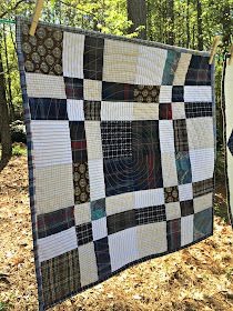 Quilts For Men Patterns, Big Block Quilts, Memory Quilts, Design House Stockholm, Quick Quilt, Flannel Quilts, Plaid Quilt, Quilt Care, Memory Pillows