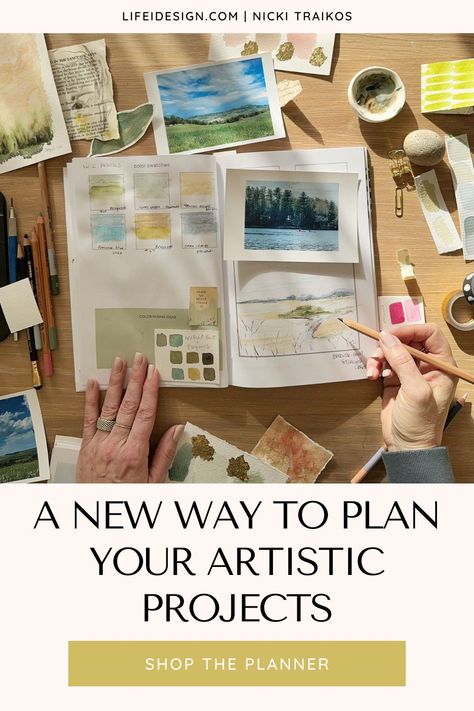 A new way to plan your artistic projects, the artist planner. An undated planner to help you collect inspiration and plan out your art projects! Creative Ideas For Project File, Artist Planner, Artist Way, Life Admin, Artist Resources, Journal Tutorials, Best Planner, Artist Film, Art Assignments