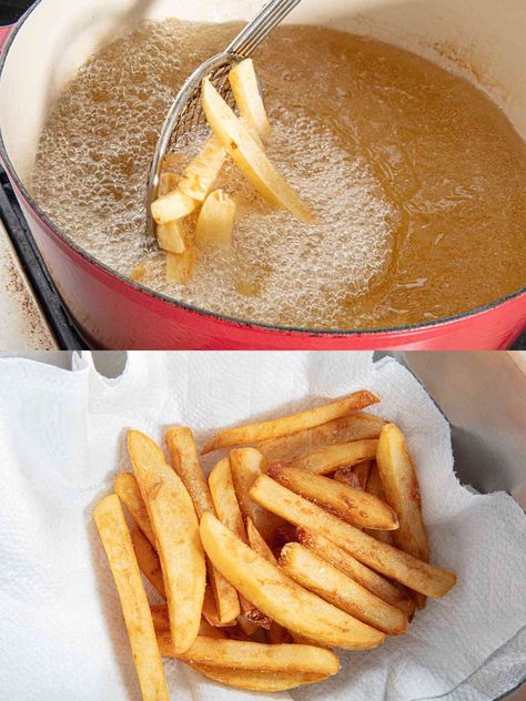 I Cooked and Ate Many, Many Batches of Potatoes to Make the Best British Chips at Home British Chips, Chip Butty, Malt Vinegar, Fish Chowder, French Fries Recipe, Frozen Potatoes, Chips Recipe, Serious Eats, Distilled White Vinegar