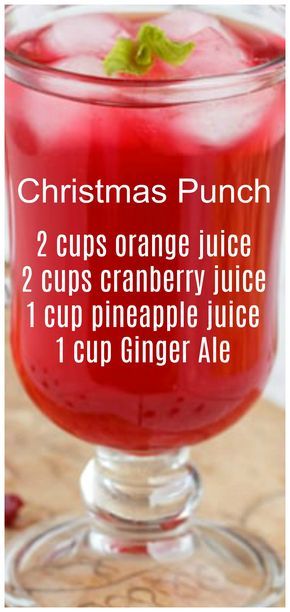 Christmas Punch Recipes, Punch Drinks, Christmas Punch, Punch Recipe, Makanan Diet, Christmas Brunch, Think Food, Christmas Party Food, Colorful Christmas