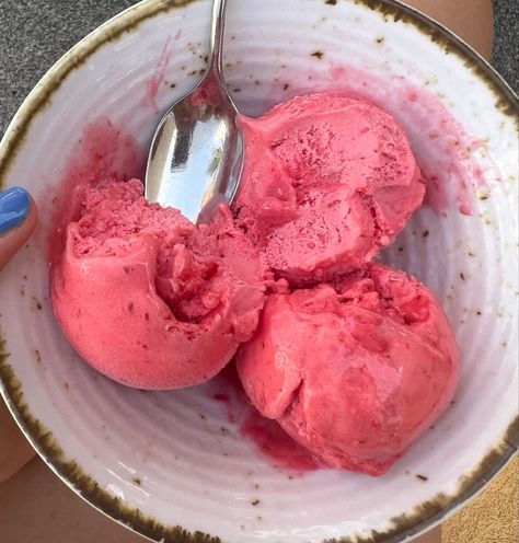 Raspberry Sorbet Aesthetic, Raspberry Ice Cream Aesthetic, Sorbet Aesthetic, Sorbet Raspberry, Raspberry Aesthetic, Watermelon Aesthetic, Angelina Core, Raspberry Torte, Cornelia Street