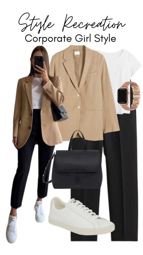 Girl Boss Outfits Business, Boss Lady Aesthetic Outfit, Boss Outfit Woman Classy, Women In Tech Aesthetic, Sf Outfit, Career Woman Aesthetic, Aesthetic Career, Professional Office Outfit, Professional Office Wear