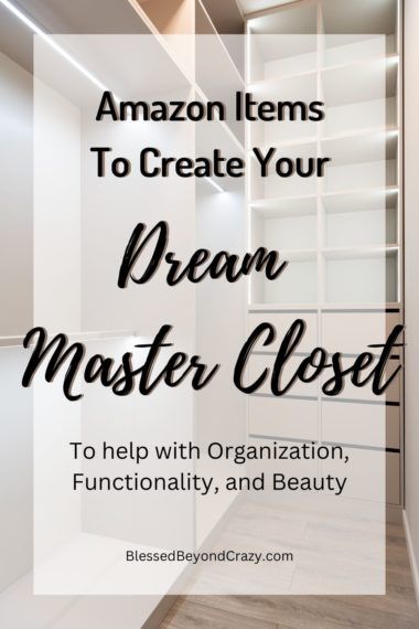 Recently I had the opportunity to create from scratch my dream master closet. I was still working with a tight budget, so it isn’t out of reach or unrealistic. Here are my favorite (inexpensive!) items I found on Amazon to help with organization and functionality. #closet #homeimprovement #DIY #blessedbeyondcrazy Seperate Closet Ideas, Diy Walk In Closet Renter Friendly, Master Closet Design On A Budget, Master Closet Accessories, Diy Master Closet Organization, Organize My Closet Organization Ideas, Organized Master Closet, Large Reach In Closet Ideas, Closet Organization On A Budget Diy