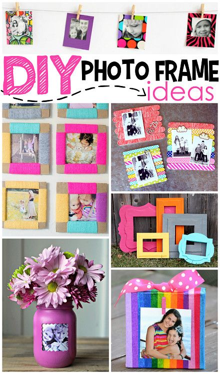 Diy Photo Frame Ideas, Photo Frame Ideas, Cadre Photo Diy, Paper Photo Frame, Diy Photo Frame, Paper Picture Frames, Photo Frame Crafts, Photo Gifts Diy, Diy Scrapbook Paper