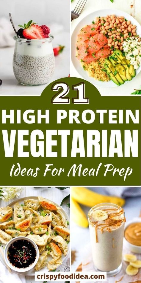 These easy low carb high protein vegetarian ideas are perfect for lunch or dinner. Easy to make, healthy and delicious meatless meals are makes you full for a long day. #vegetarians #highprotein #proteinmeals #healthyrecipes #mealprep #lunch #dinner #lowcarb #crispyfoodidea Protein Packed Meals Vegetarian, Protein Heavy Vegetarian Meals, Easy High Protein Meals Vegetarian, High Protein Vegetarian Foods, Low Carb Vegetarian Recipes Lunch, Protein Vegetable Meals, Easy Keto Vegetarian Recipes, Meals For Vegetarians, Non Meat Lunch Ideas