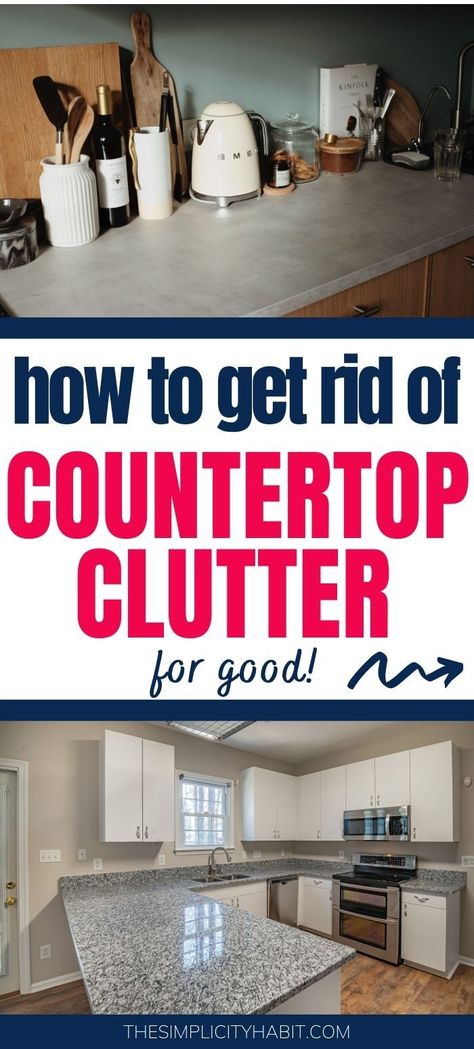 How To Organize Kitchen Counters, Countertops Decor Ideas, Kitchen Countertops Decor Ideas, Declutter Kitchen Countertops, Kitchen Countertops Decor, Small Kitchen Countertops, Declutter Kitchen Counter, Organize Kitchen Countertops, Small Kitchen Counter