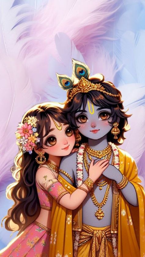 Mor Pankh Background, Radha Krishna Art Beautiful, Unique Radha Krishna Images, Cartoons Krishna, Easy Hand Drawings, Ram Sita Photo, Aesthetic Profile Picture Cartoon Soft, Radhe Krishna Wallpapers, Cartoon Love Photo