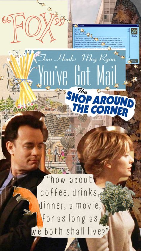 The Shop Around The Corner You've Got Mail, Shop Around The Corner You've Got Mail, Ambient Pictures, You’ve Got Mail, Meg Ryan You've Got Mail, Mail Aesthetic, The Proposal Movie, Kathleen Kelly, Shop Around The Corner