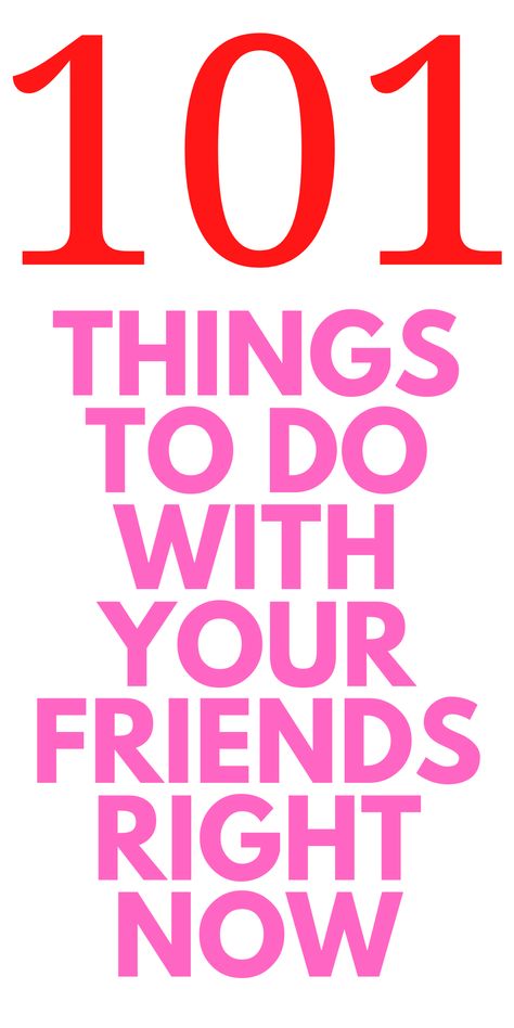 101 THINGS TO DO WITH YOUR BEST FRIENDS - Looking to do some fun things with your friends? Here are 101 things for you to do. Challenged To Do With Friends, Do With Your Best Friend, Things To Do Inside, Indoor Things To Do, Best Friend Dates, Romance Tips, Best Friend Activities, Best Friend Day, Challenges To Do