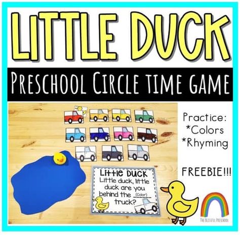 The Blissful Preschool | Teachers Pay Teachers Circle Time Props Free Printable, Preschool Rules Activities, Circle Time Binder, Circle Time Ideas For Preschool, Small Group Activities Preschool, Preschool Rules, Circle Time Games, Preschool Sensory, Circle Time Activities