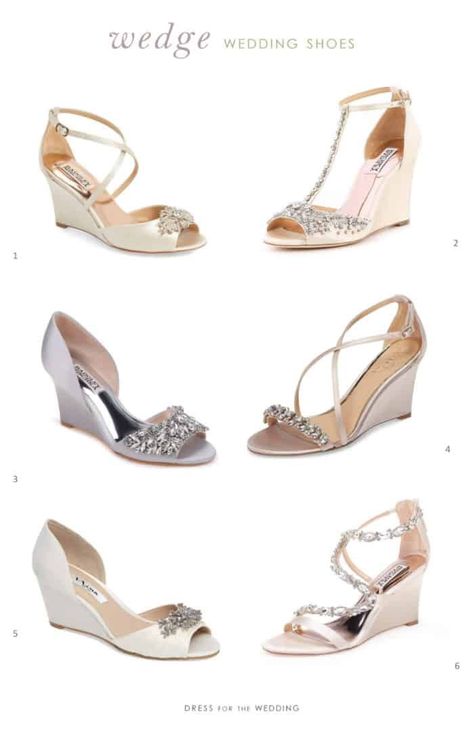 The best shoes for outdoor summer weddings ! Gorgeous wedge wedding shoes and sandals #weddingshoes #shoes #wedgeshoes #bridalshoes #weddingtips #weddingplanning Wedge Wedding Shoes Brides, Wedge Shoes For Wedding, Shoes For Bridesmaids, Wedge Sandals Outfit, Outdoor Wedding Shoes, Bridal Shoes Wedges, Bride Shoe, Cowgirl Boots Wedding, Wedding Wedges