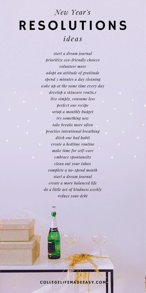 The best New Year's resolutions are the ones you can actually keep. Discover small, meaningful, and (most importantly) doable goals for the upcoming year. New Year To Do List Good Ideas, Achievable New Years Resolutions, How To Make New Year Resolutions, How To Set New Years Resolutions, New Year's Resolution Ideas, New Years List Goal Settings, New Resolutions Ideas, Newyear Resolution Ideas, New Year Things To Do