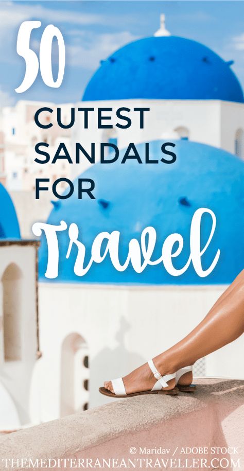 It's the ultimate travel packing dilemma: Comfortable sandals, or stylish ones? Sandals that are good for sightseeing and walking but still look fashionable with a dress? What's the perfect travel sandal? Surely there must be sandals that are both? Luckily for you, I compiled this epic list of 50 of the best cute sandals that are sturdy and versatile enough to take on your travels. #sandals #shoes #travelsandals #travelshoes #packing #summersandals #summer #europe #best #list #bestsandals #... Sandals For Walking In Europe, Best Travel Sandals For Women, Best Walking Sandals For Women, Best Walking Sandals For Europe, Best Sandals For Walking Travel Shoes, Travel Sandals Women, Walking Sandals Travel, Sandals With Dress, Sandles Outfit