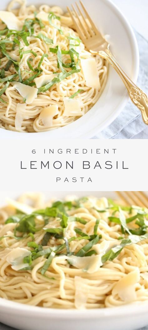 Lemon Sauce For Pasta, Lemon Pasta Recipe, Lemon Basil Pasta, Lemon Pasta Recipes, Summer Pasta Recipes, Sauce For Pasta, Resep Pasta, Julie Blanner, Basil Recipes