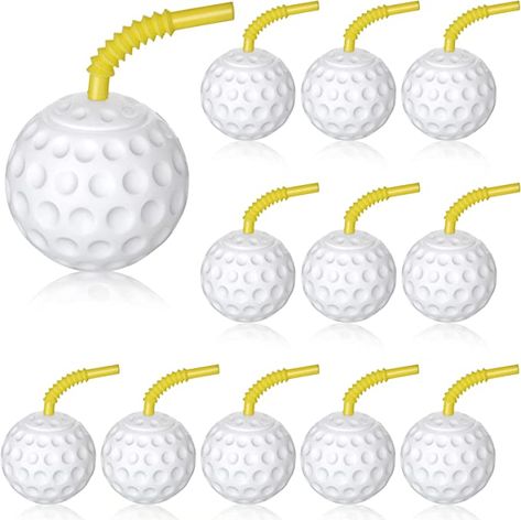 Golf Table Decorations, Golf Decorations, Party Favor Cups, Golf Party Favors, Football Party Supplies, Golf Party Decorations, Golf Birthday Party, Ball Birthday Parties, Boys 1st Birthday Party Ideas