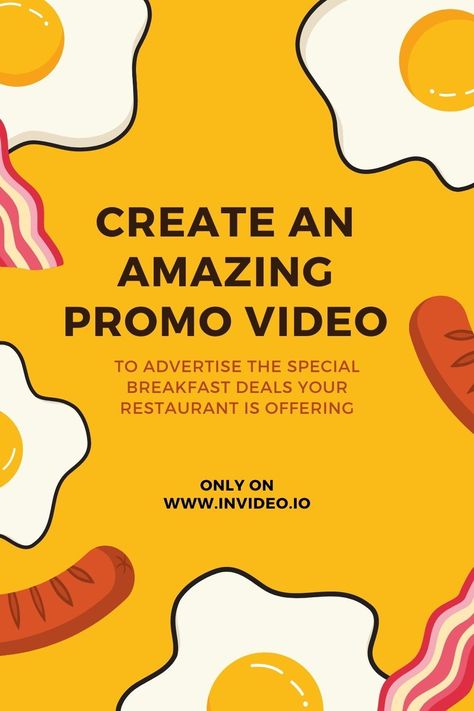 Promote your food menu with this easy to edit video template for restaurants. Visit invideo.io and create amazing food promo videos within minutes, quick and easy! Template Restaurant, Food Ad, Pinterest Video, Video Testimonials, Food Ads, Edit Video, Restaurant Food, Promo Videos, Instagram Ads