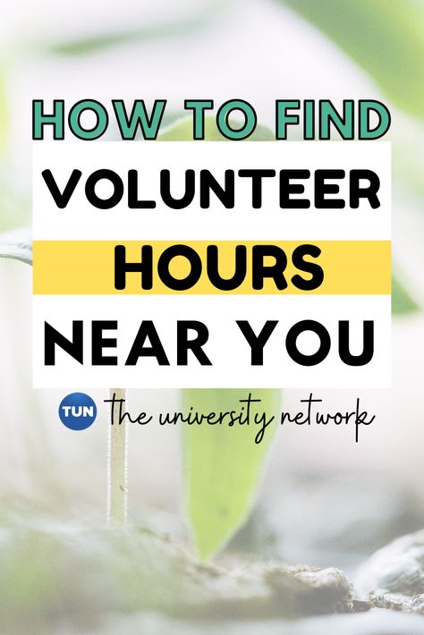 If you're looking for volunteer hours for your high school/college requirements or you simply want to make a positive difference in the world, here's how you can give back to a cause you care… More College Requirements, Time Management College Student, Girl College Dorms, College Survival Guide, Volunteer Hours, College Club, School Volunteer, College Checklist, College Preparation