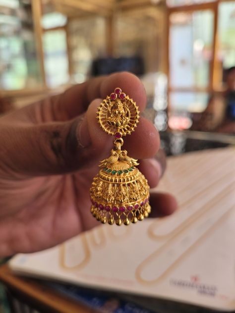 5grams Gold Earrings Designs, 5grams Gold Earrings, Buttalu Earrings Gold, Buttalu Earrings, Gold Bangles Indian, Bangles Indian, Bridal Fashion Jewelry, Indian Earrings, Gold Earrings Designs