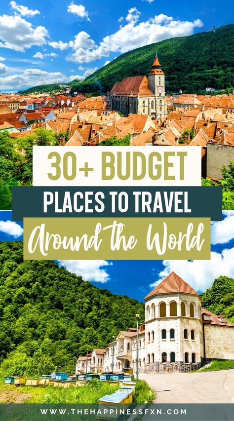 30+ Budget Places to Travel Around the World Unpopular Travel Destinations, Best Places To Travel On A Budget, Cheap Safe Places To Travel, May Travel Destinations, Cheap Europe Travel, Cheap Places To Travel In Europe, Cheap Travel Destinations Europe, How To Travel Cheap, Cheap Europe Destinations