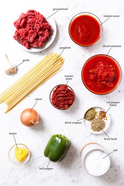 A homemade meat sauce with spaghetti is a delicious and cozy weeknight meal to prepare. While this sauce is not a traditional Italian recipe, it’s packed with flavor and is easy enough to make any night of the week or special enough for the weekend. Swirl a serving on a plate and watch the family come running to devour this sauce! | wyseguide.com #spaghetti #sauce #recipe #dinner #weeknight Essen, Spagetti Sauce, Spaghetti With Meat Sauce, Spaghetti With Meat, Spagetti Recipe, Homemade Meat Sauce, Sauce Spaghetti, Simple Spaghetti, Spaghetti Meat Sauce