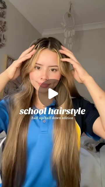 zahara on Instagram: "we’re almost at 8k!!💕💕
•
•
•
•
•
•
#hair #hairtutorial #haireducation #hairideas #hairtransformation #hairfashion #hairstylist #easyhairstyle #cutehairstyle #simplehairstyle #schoolhairstyle #hairstyles #hairstyle #hairstyletutorial #hairstyleideas #hairstyleoftheday #naturalhairstyles #reels" Hairstyles Long Hair Down, Hairstyles Throughout The Week, Hair Style Ideas For Photo Shoot, Really Easy Hairstyles For School, Cosmetology School Hairstyles, Cute School Hairstyles Easy Medium Hair, Pretty Hairstyles For School Easy, Cute Hairstyles For Middle School, Updo Hairstyles For Medium Length Hair