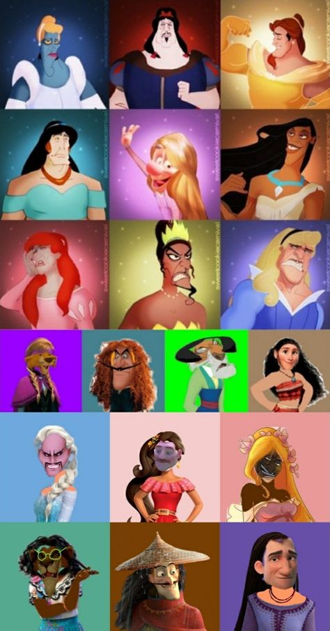 Disney Male Villains Are Being Disney Princesses! Male Disney Princess, Male Disney Villains, Disney Princess Comics, Character Dress Up, Funny Kid Memes, Disney Princes, Vintage Princess, Disney Fun, Disney Princesses