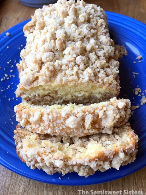 Coffee Cake Loaf, Crumb Coffee Cakes, Crumb Cake Recipe, Breakfast Sweets, Breakfast Bread, Coffee Cake Recipes, Cinnamon Bread, Cinnamon Swirl, Dessert Ingredients