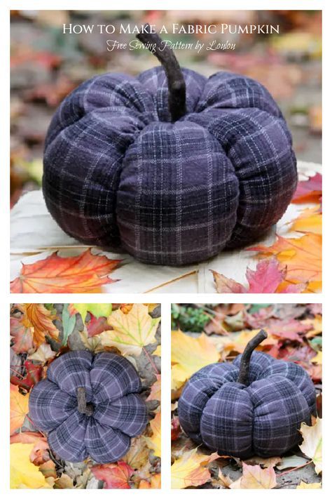 How to Make a Fabric Pumpkin Easy Sewing Tutorial Pumpkin Easy, Fabric Art Diy, Pumpkin Patterns Free, Pumpkin Patterns, Fall Pumpkin Crafts, Halloween Sewing, Fall Sewing, Fall Halloween Crafts, Fall Crafts Diy