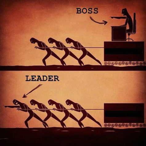 A repost no doubt, but the best and simplest way I have ever seen this explained. - Imgur Boss Vs Leader, Bad Boss, Leadership Quotes, Business Leader, The Words, Life Lessons, Wise Words, Quotes To Live By, Me Quotes