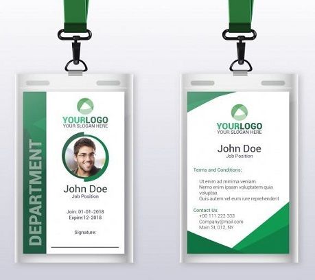 Identity Card Design, Employee Id Card, Employees Card, School Id, Gift Card Design, Company Id, Id Card Template, Business Card Design Creative, Graphic Design Business