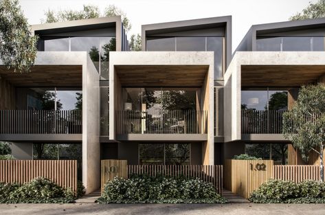 Row House Design, Communal Space, Town Planning, Townhouse Exterior, Modern Townhouse, Duplex Design, Townhouse Designs, Duplex House Design, Architecture Building Design