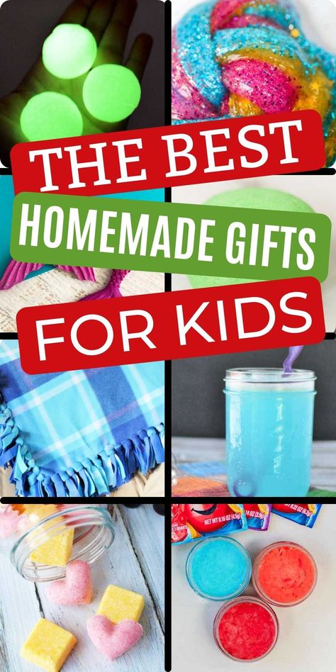 Find over 25 Homemade Christmas Gifts for Kids. These simple homemade gift for kids are easy to make, budget friendly and kid approved. You will love these DIY Christmas gift ideas for kids that they will love this year! #onecrazymom #gifts #homemadegifts #giftsforkids Homemade Gifts For Preschoolers, Diy Christmas Gifts For Preschoolers, Christmas Crafts For Kids To Make Gifts, Homemade Kid Christmas Gifts, Christmas Handmade Gifts For Kids, Kids Diy Christmas Gifts For Family, Kids Diy Gifts For Christmas, Diy Christmas Kids Gifts, Diy Christmas Gifts To Give Kids