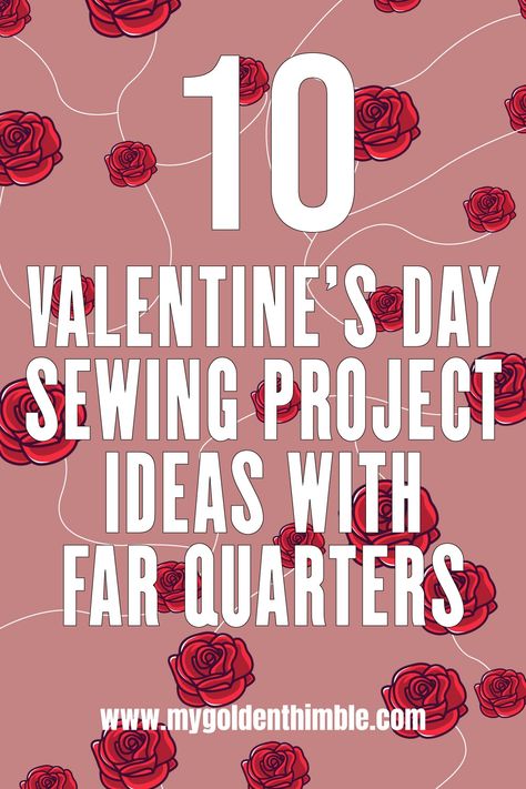 The most romantic time of the year is around the corner and with it the most beautiful Valentine’s Day Sewing Projects Ideas. Check out these gifts to make super easy and beautiful for your friends or partner! Sew Valentines Gifts, Sewing Projects Valentines Day, Valentine’s Day Sewing Crafts, Valentine Quilting Projects, Sewing Projects For Valentines Day, Valentines Pillows Diy Ideas, Valentines Quilting Projects, Valentines Small Gifts, Valentine Sewing Gifts