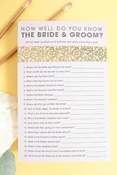 Free Printable Bridal Shower Games 1                                                                                                                                                      More Shower Images, Reception Bride, Couples Bridal Shower, Couple Wedding Shower, Printable Bridal Shower Games, Wedding Shower Games, Bachelorette Party Games, Future Mrs, Couple Shower