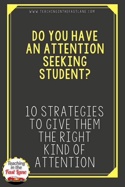 Have you tried sharing a special signal with a student who craves your attention? This strategy, and more detailed in the blog post, can be life savers when an attention seeker turns into an attention sucker. #TeachingIntheFastLane #AttentionSeekingStudents #TeacherTips Music Therapy Activities, Substitute Teaching, Behaviour Strategies, Classroom Behavior Management, Attention Seeking, Classroom Management Strategies, Student Behavior, School Psychologist, Classroom Behavior