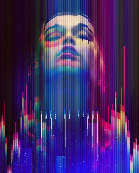 Glitched Portrait Series on Behance Cyberpunk Design Graphic, Mises En Page Design Graphique, Art Cyberpunk, Cyberpunk Design, Portrait Series, Cyberpunk Aesthetic, Movie Posters Design, Design Posters, Glitch Art