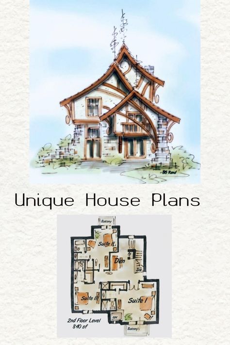 Unique House Plans // Designer homes // mcmansion // Dream Home // luxury home // luxury living // home design // home ideas // architecture // house // home // Unique House Plans // dream home ideas // home sweet home // architectual design // forever home // build your home. #luxuryhomes #dreamhomes #dreamhomeideas #home #homesweethome #uniquehouseplans #uniqueluxurystyle #mcmansion #house #building Fairytale House Floorplan, Witchy Floor Plans, Witchy Cottage House Plans, Brick Cottage House Plans, Small Fairytale Cottage Floor Plans, Small French Cottage House Plans, Storybook House Floor Plans, Storybook Homes Floor Plans, Witch House Floor Plan